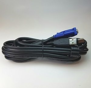 (EOL/EOS - 5/31/2020) 6 ft. 2-in-1 USB KVM Cables for DKVM-4U